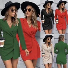 2022 Autumn Winter New Design Slim Blazer Dress Suit