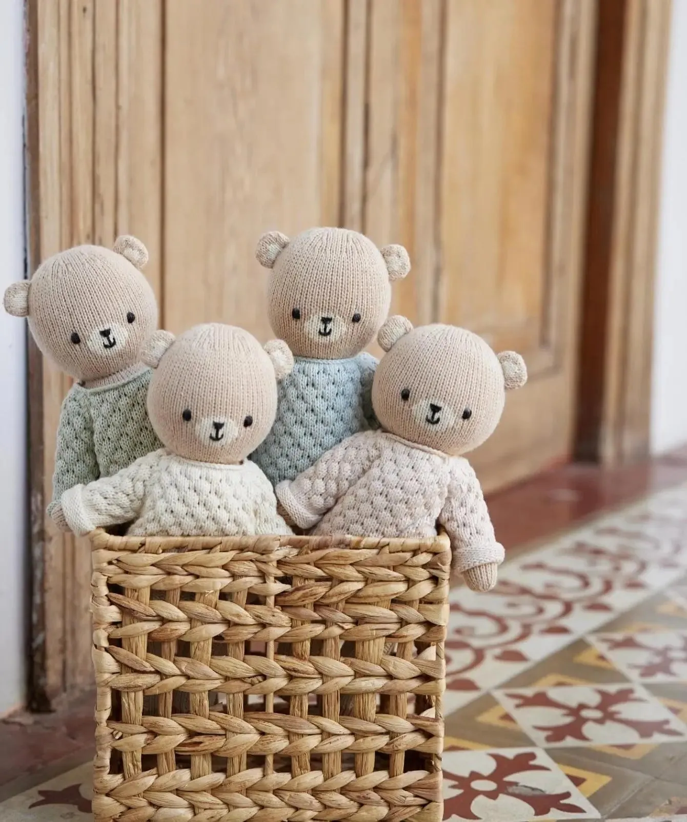 Bubble Sweater Bear - Sky Blue
