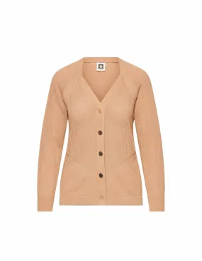 Cardigan With Directional Knitting- Sale