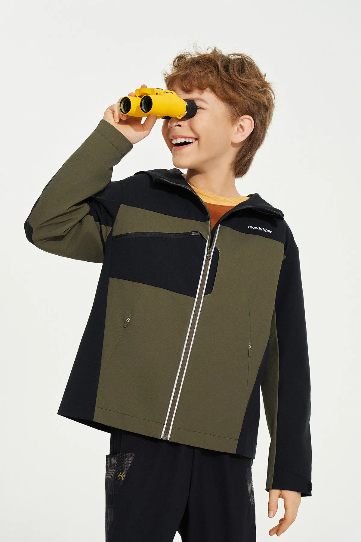 Colour Blocking Windbreaker