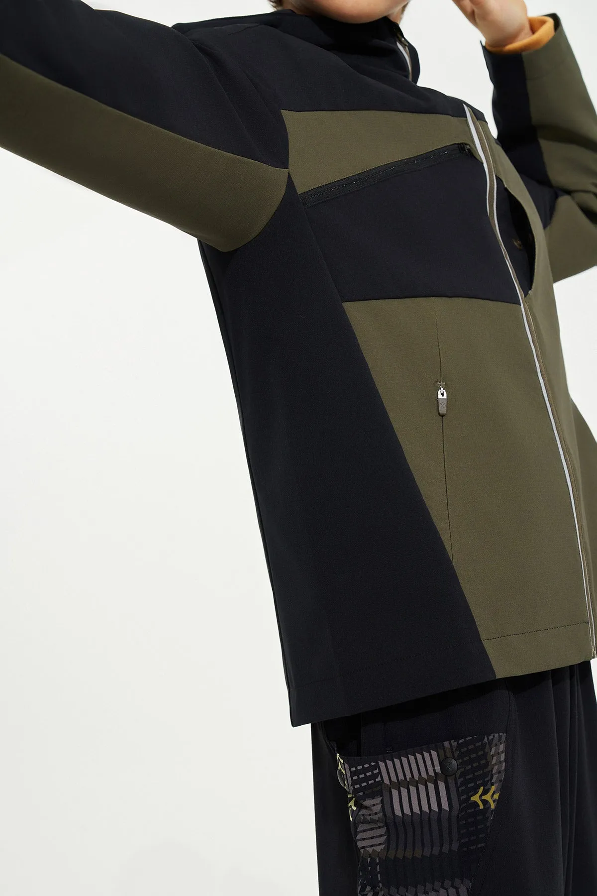 Colour Blocking Windbreaker