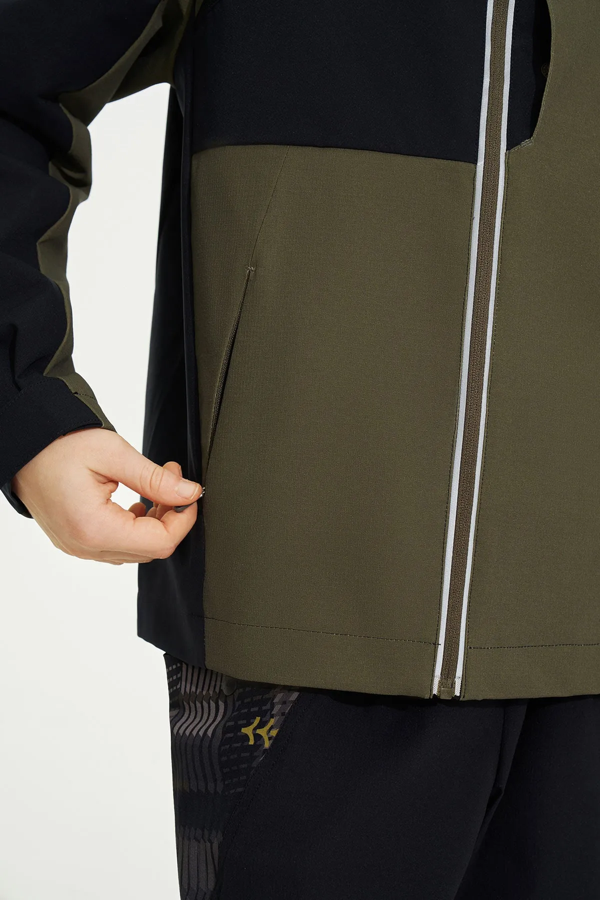 Colour Blocking Windbreaker