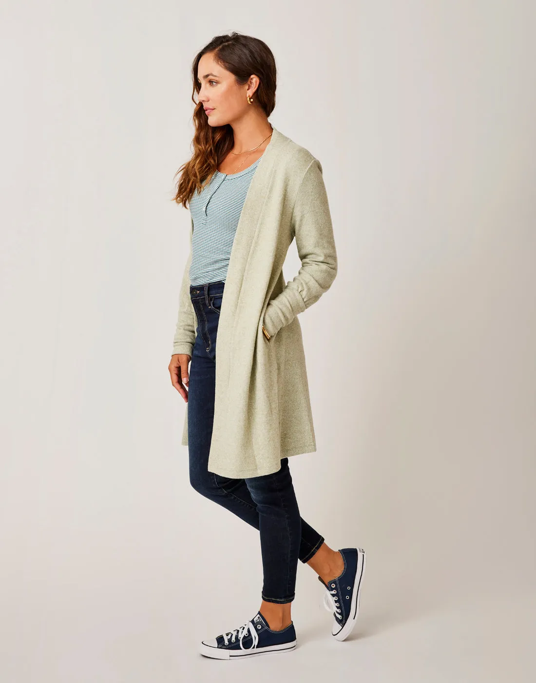 Essential Topper: Olive Heather - FINAL SALE
