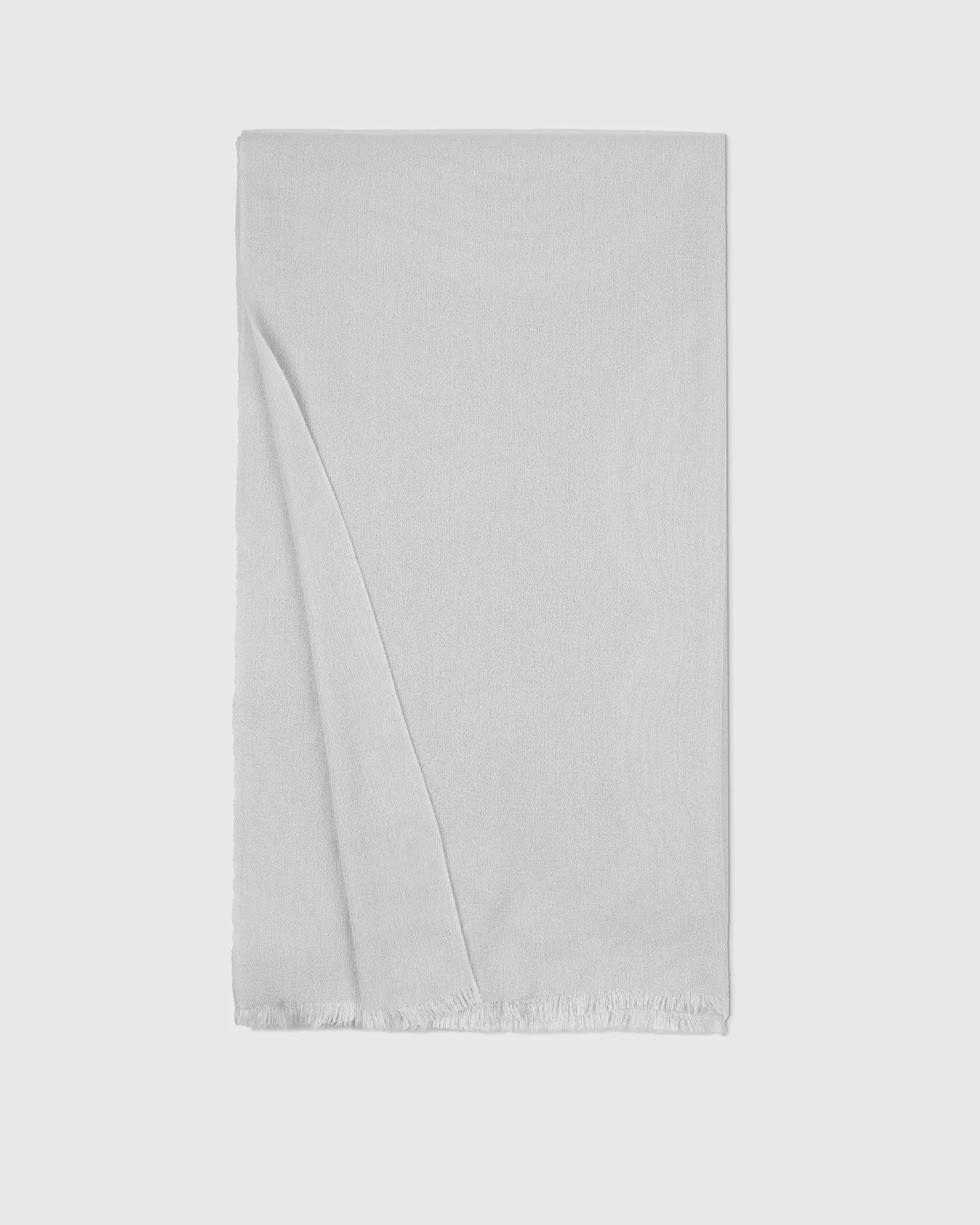 Featherweight Cashmere Silk Frayed Edge Scarf