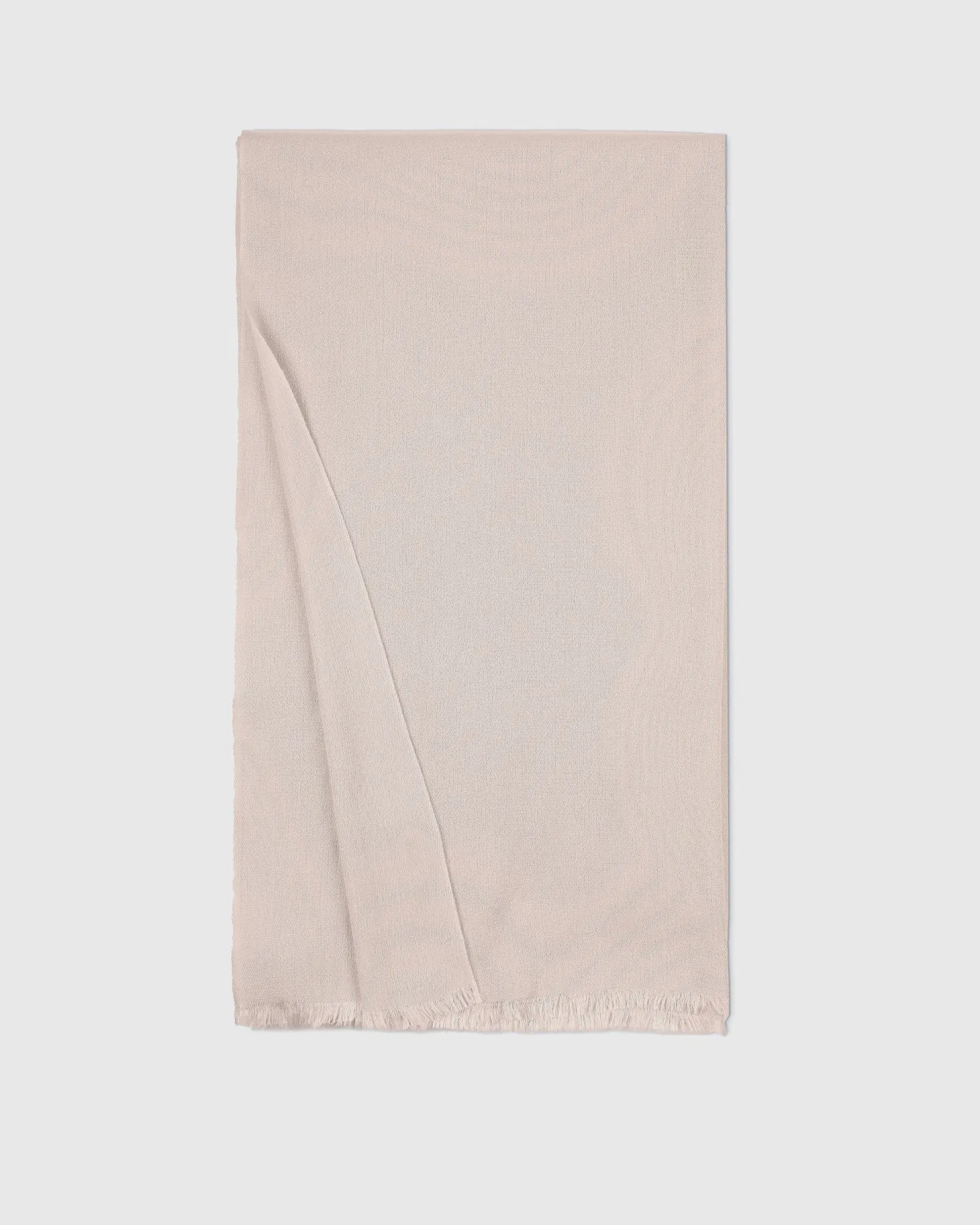 Featherweight Cashmere Silk Frayed Edge Scarf