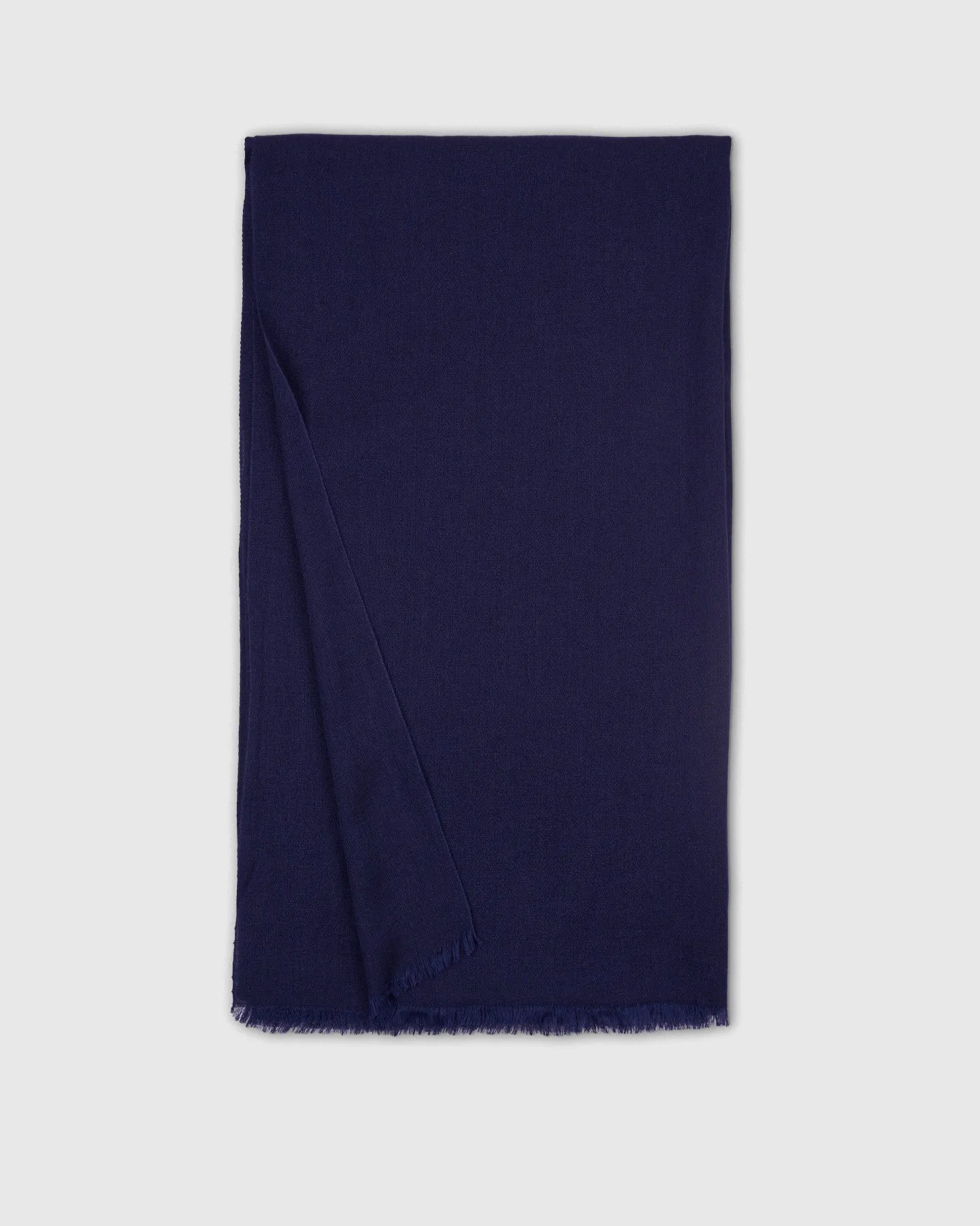 Featherweight Cashmere Silk Frayed Edge Scarf