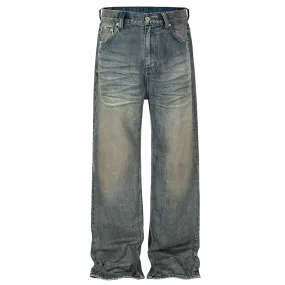 'Heritage' Faded Baggy Denim Jeans