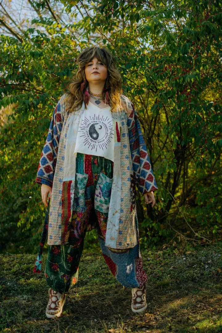 Kantha Trench Robe #27 by Kantha Bae