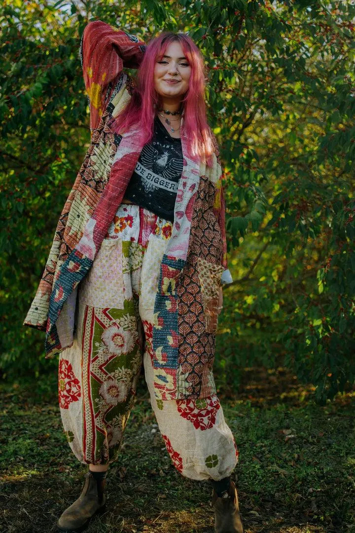 Kantha Trench Robe #27 by Kantha Bae