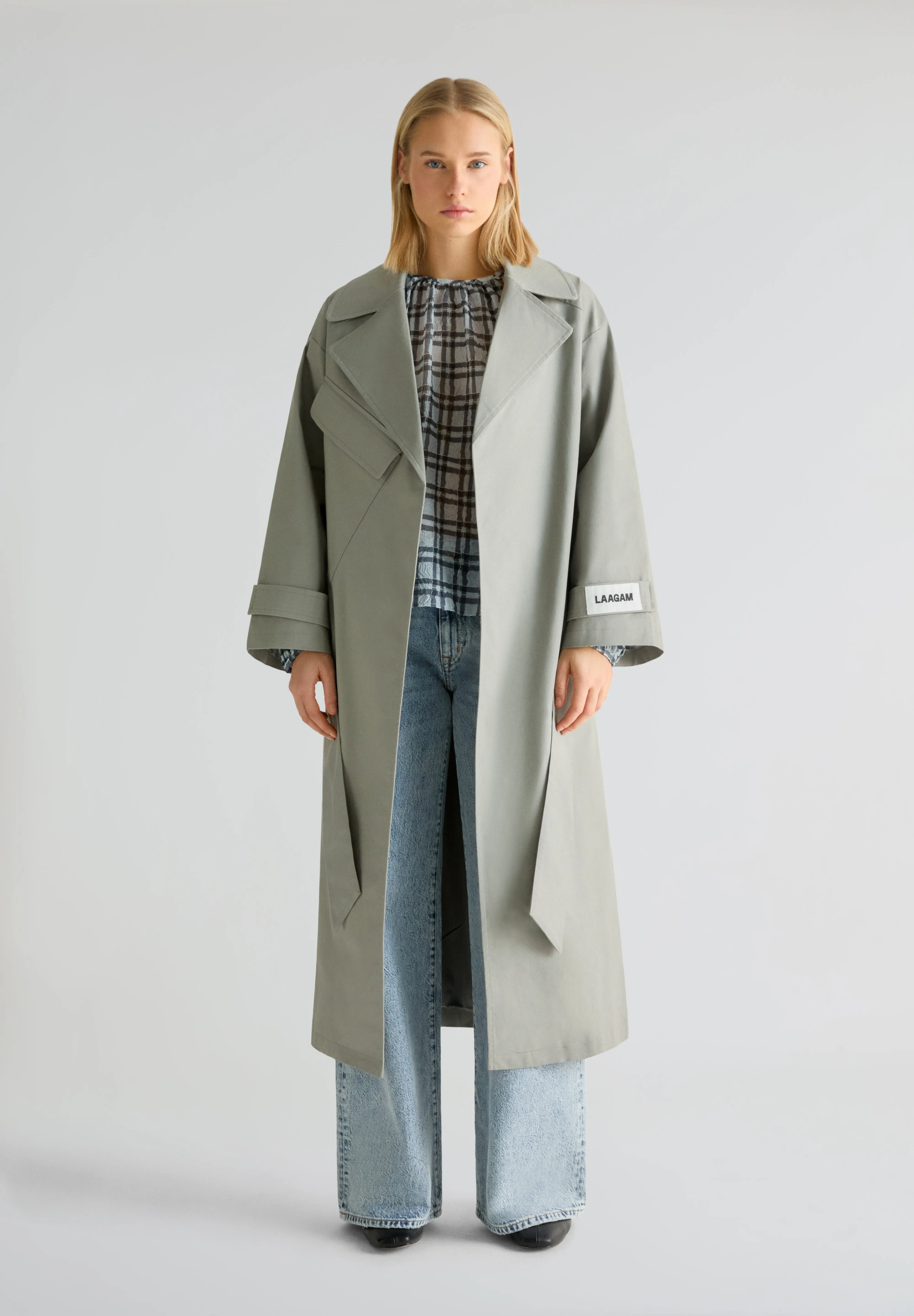 LAAGAM | LONDRES GREY TRENCH