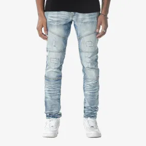 LIGHT TINT BLUE JEANS WITH CELLPHONE POCKETS