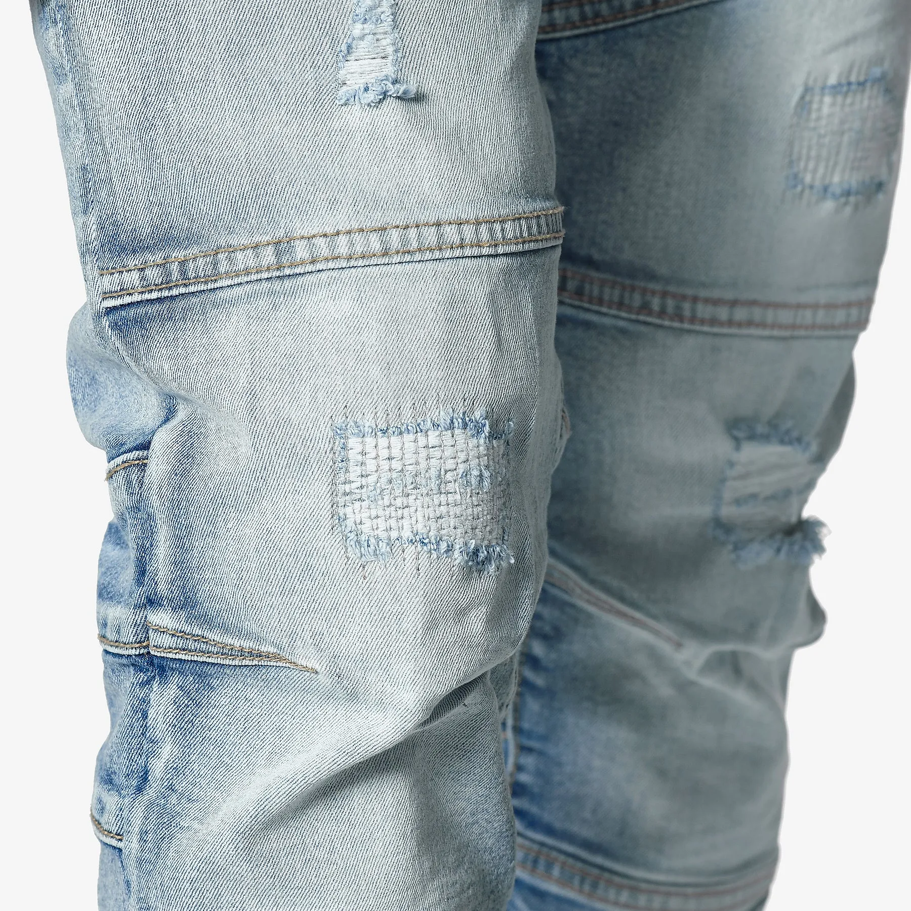 LIGHT TINT BLUE JEANS WITH CELLPHONE POCKETS
