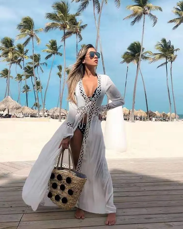 Long Beach Cover-Up Cardigan