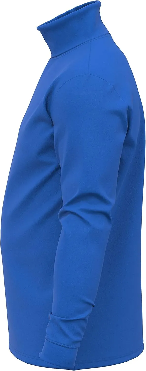Maks Mens Casual Cotton Turtleneck Pullover Sweater Interlock Knit Combed Super-Soft Sweater