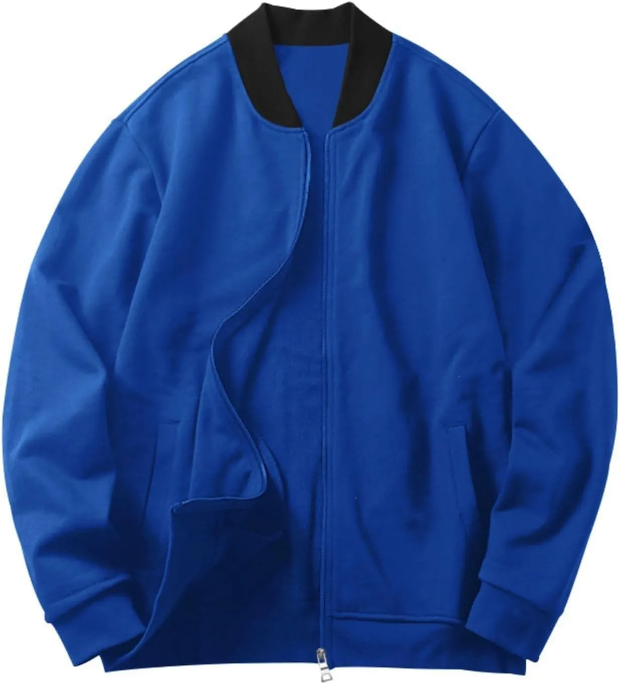 Men's Casual Lightweight Flight Jackets Softshell Varisty Jacket Fashion Classic Bomber Jacket with Pockets