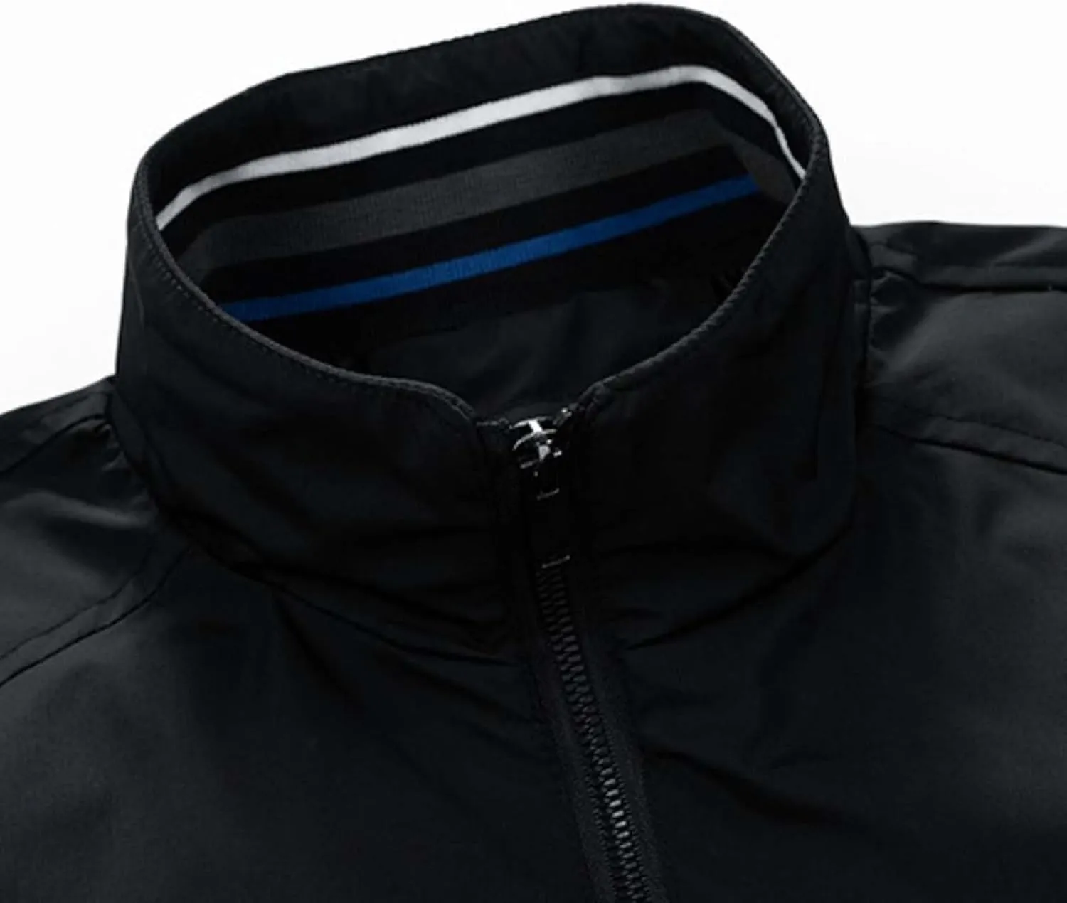 Men's Casual Lightweight Jacket Fall Windbreaker Classic Bomber Fashion Zip Up Coat with Pocket