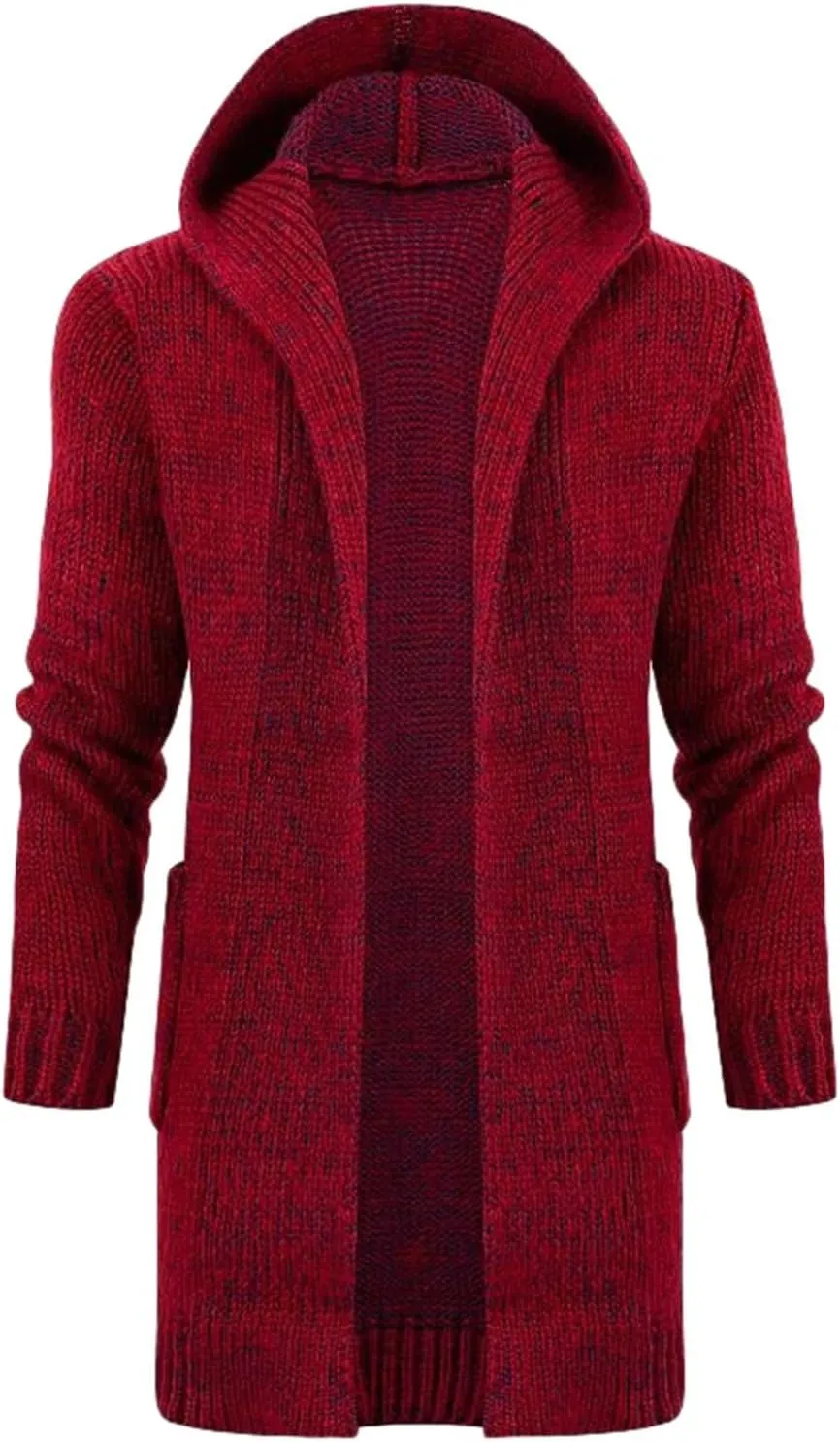 Mens Long Sleeve Stand Cardigan Sweaters Button Down Knitted Sweater Classic Sweater for Men Men's Jackets