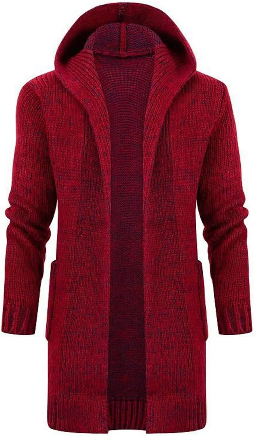 Mens Long Sleeve Stand Cardigan Sweaters Button Down Knitted Sweater Classic Sweater for Men Men's Jackets