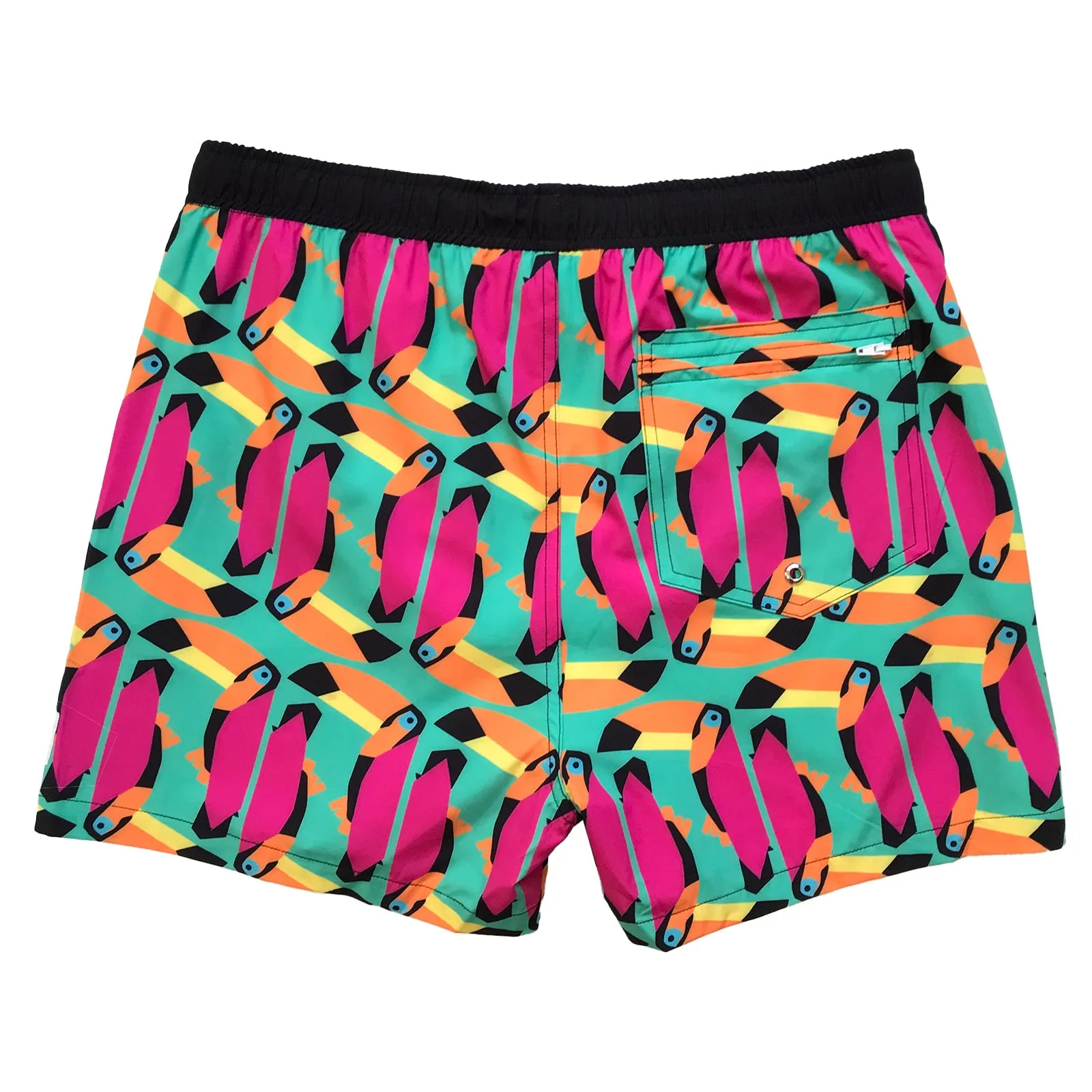 Men's Stretchy Trunks: Toucan