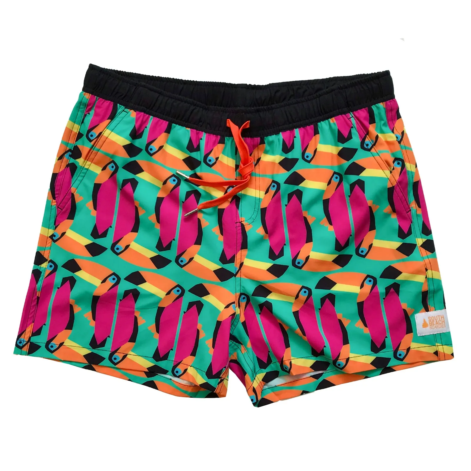 Men's Stretchy Trunks: Toucan