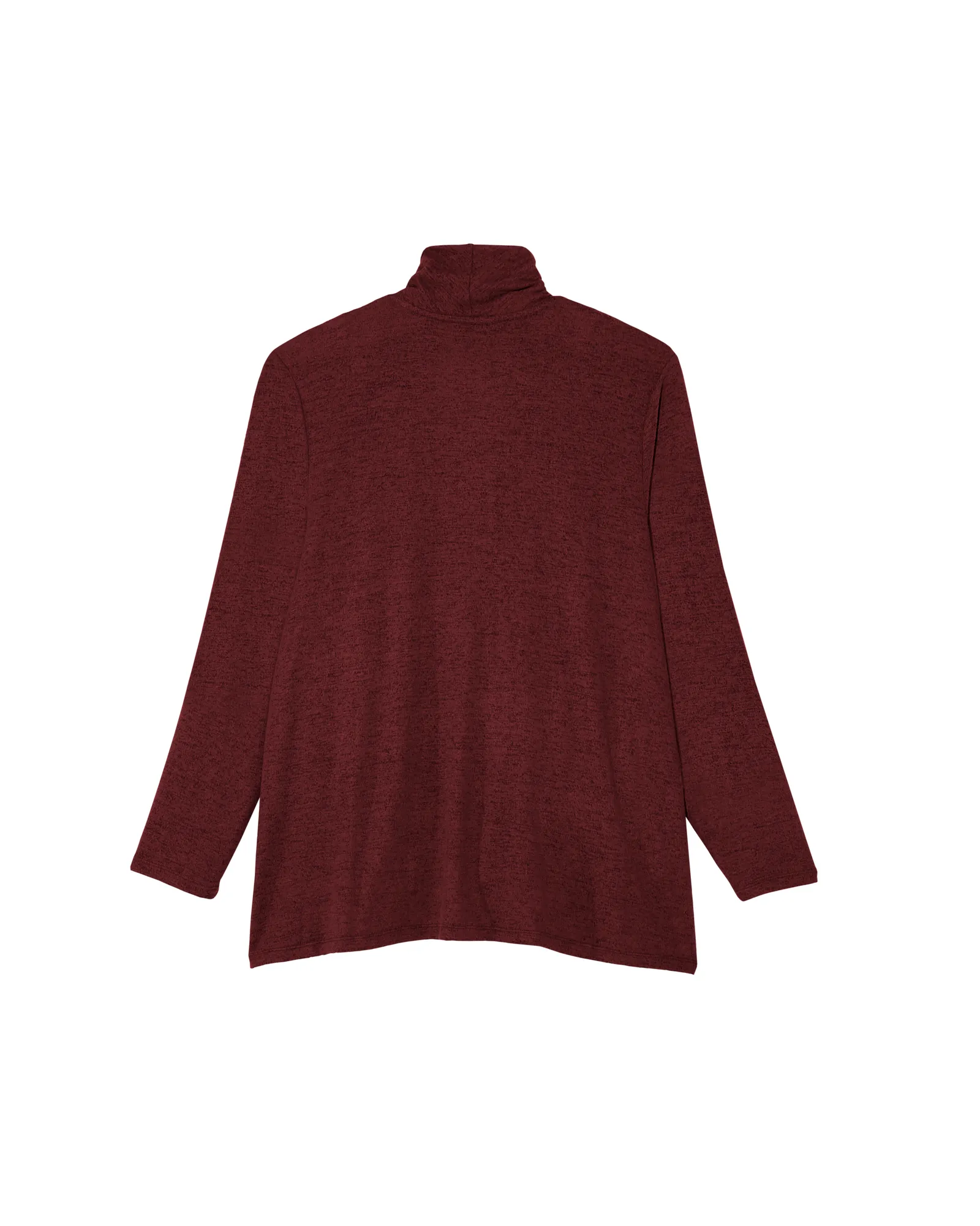Nishka Draped Waterfall Cardigan | Burgundy