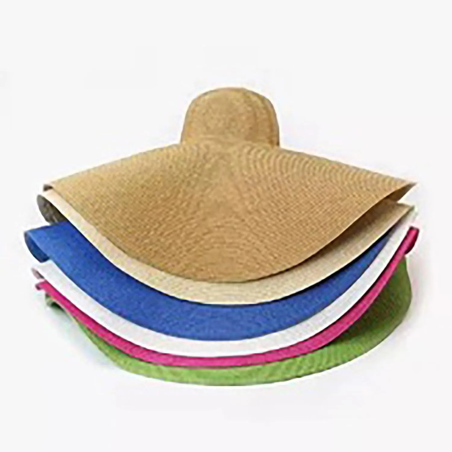 Oversized Sun Hats for Women Straw Hat Wide Brim UV Protection Floppy Hats Foldable Roll-Up Travel Summer Vacation Beach Hat