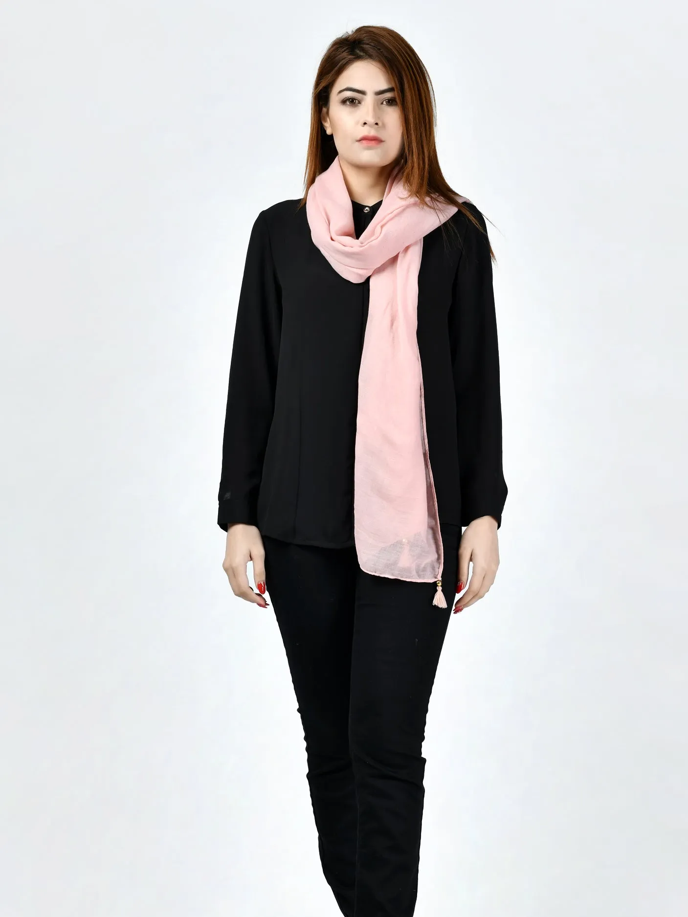 Shimmer/Tassel Scarf