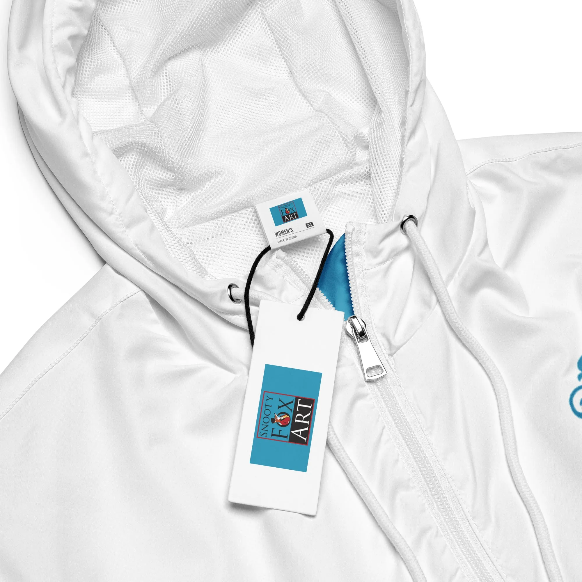 Snooty Fox art Women’s Cropped Windbreaker - OLP