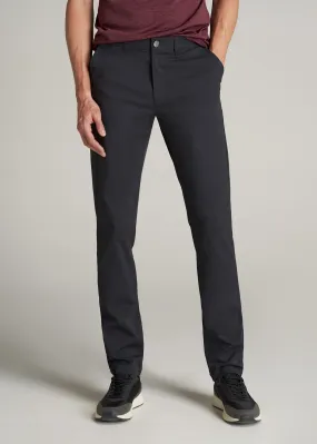 TAPERED FIT Traveler Chino Pants for Tall Men in Black