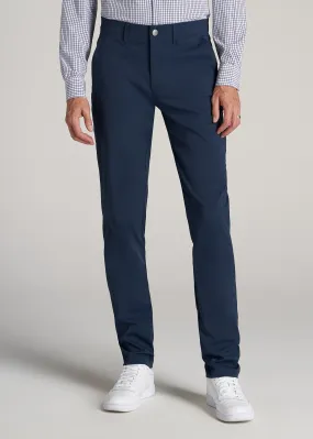 TAPERED FIT Traveler Chino Pants for Tall Men in Marine Navy