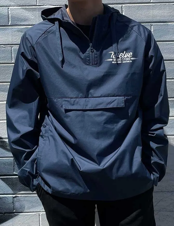 Twelve Melbs Windbreaker Jacket | Petrol Blue