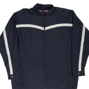 VINTAGE NIKE CLASSIC SWOOSH BLACK WINDBREAKER JACKET 2000S XL