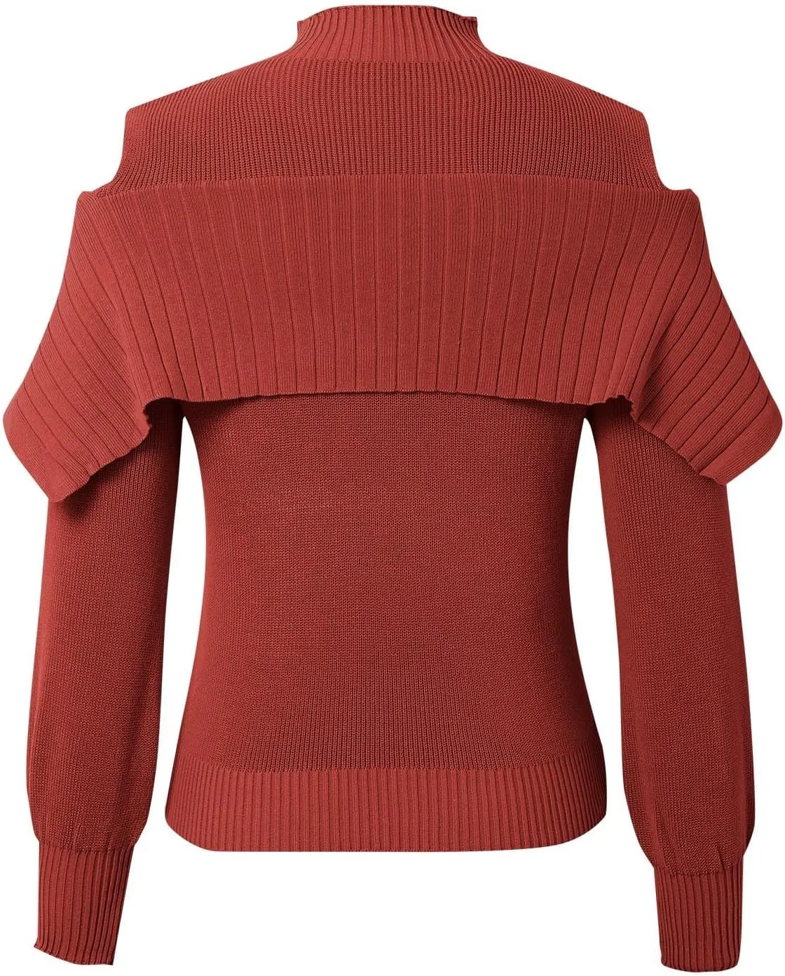 Womens Off Shoulder Sweaters Turtleneck Oversized Batwing Sweaters Sexy Pullover Knit Sweater Thin V Neck Sweater