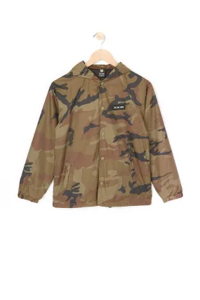 Zoo York Youth Hooded Coach Jacket